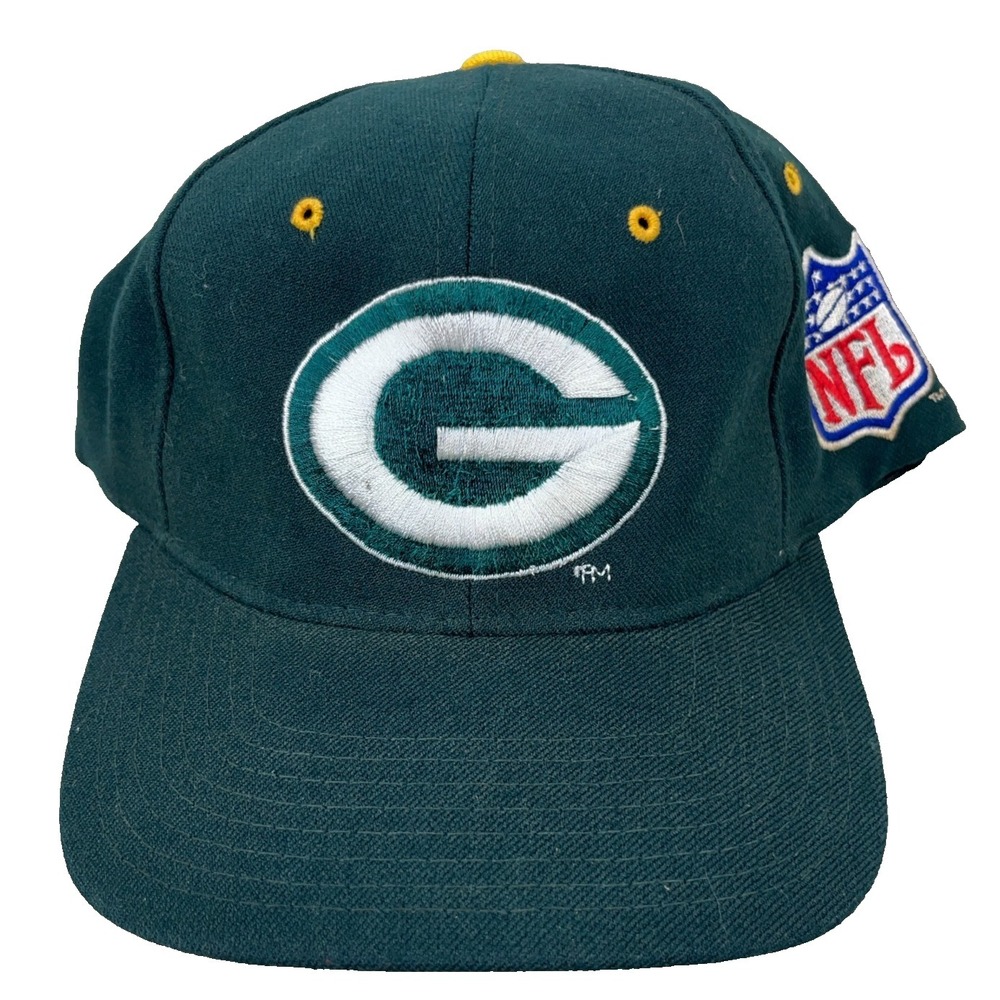 Vintage‎ Green Bay Packers Hat Cap Fitted 7-73/4 Starter 90s Wool Pro Line NFL